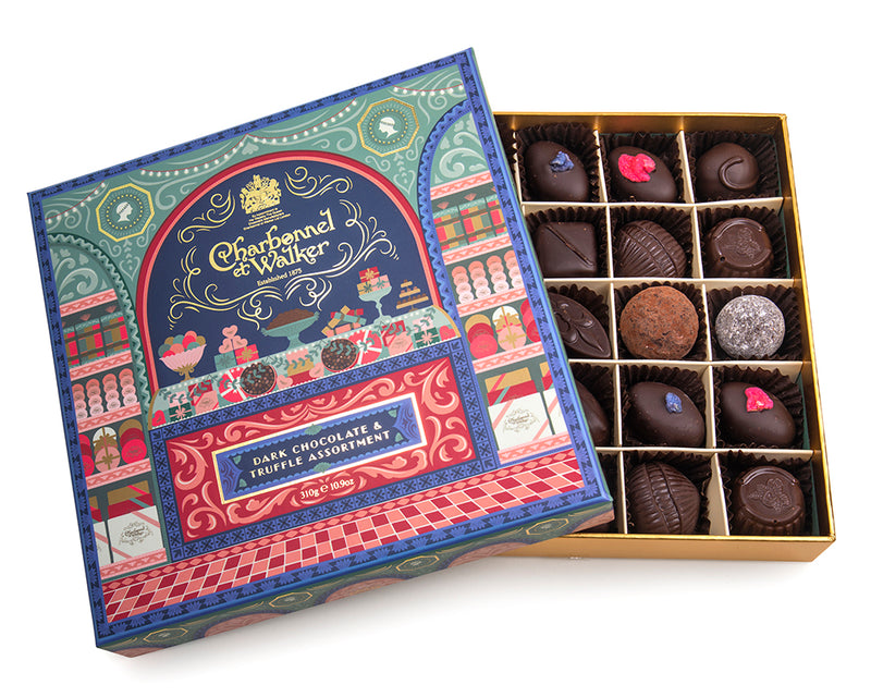 Fine Dark Chocolate & Truffle Selection Gift Box