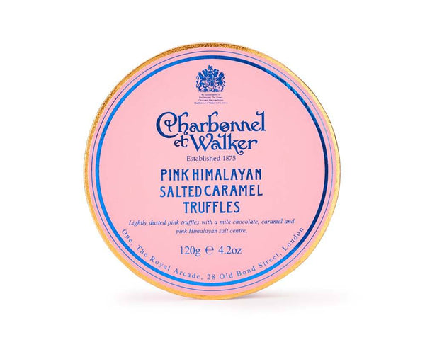 Pink Himalayan Salted Caramel Chocolate Truffles